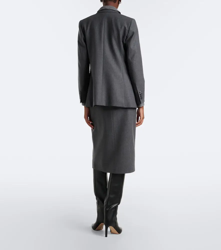 Max Mara Wool-blend pencil skirt | Thumbnail 6 Max Mara Wool-blend pencil skirt | Thumbnail 6