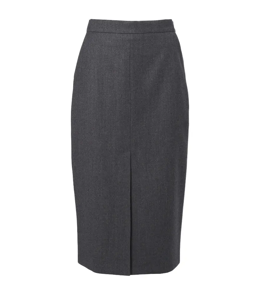 Wool-blend pencil skirt Wool-blend pencil skirt