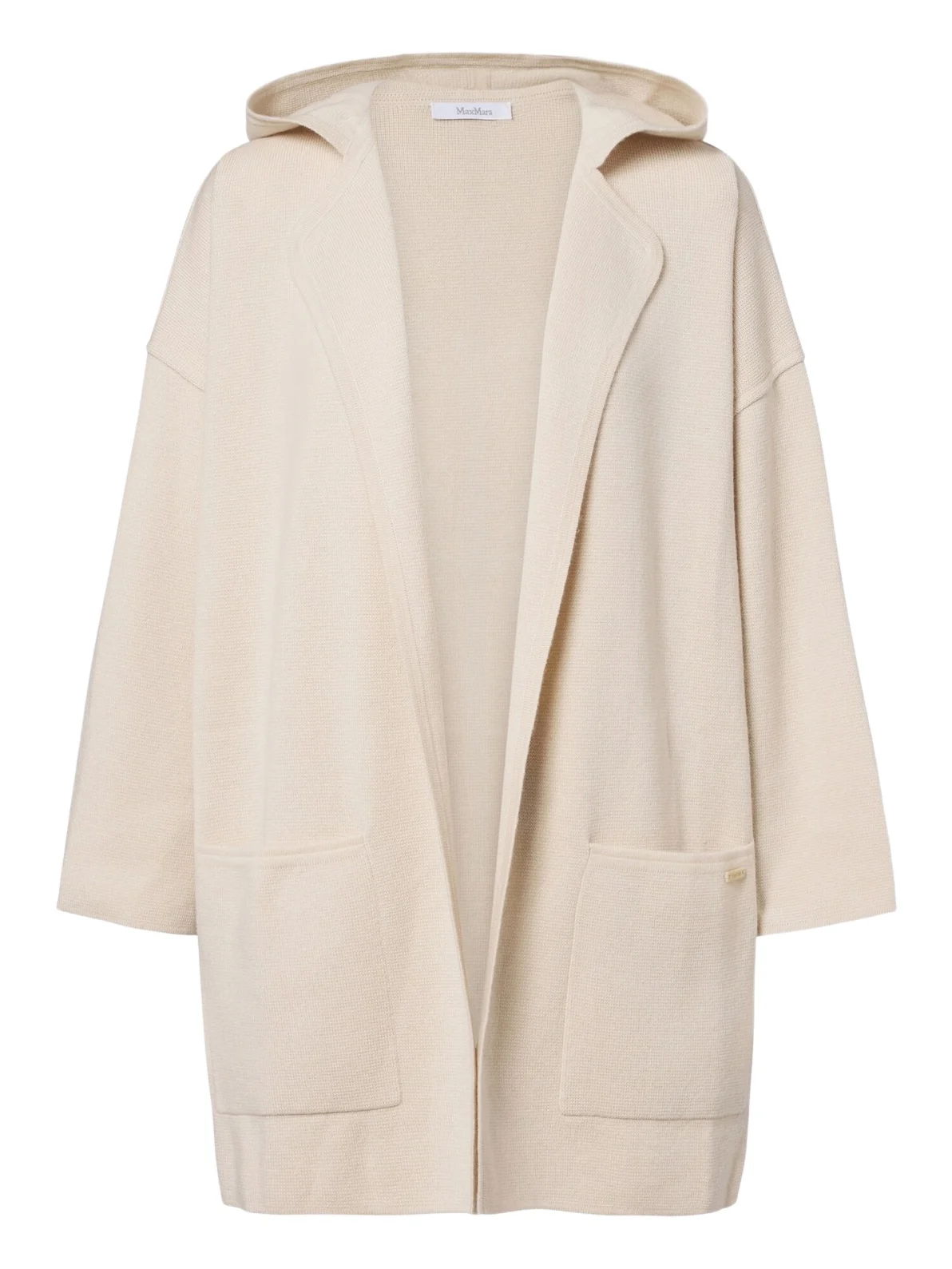 Hooded wool and cashmere cardigan Hooded wool and cashmere cardigan