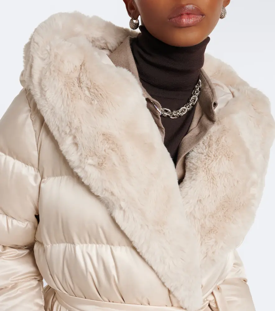 Max Mara Belted hooded puffer coat | Thumbnail 2 Max Mara Belted hooded puffer coat | Thumbnail 2