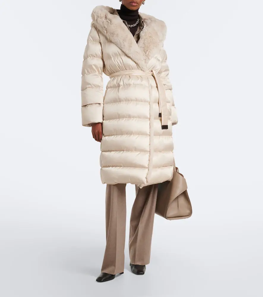 Max Mara Belted hooded puffer coat | Thumbnail 3 Max Mara Belted hooded puffer coat | Thumbnail 3