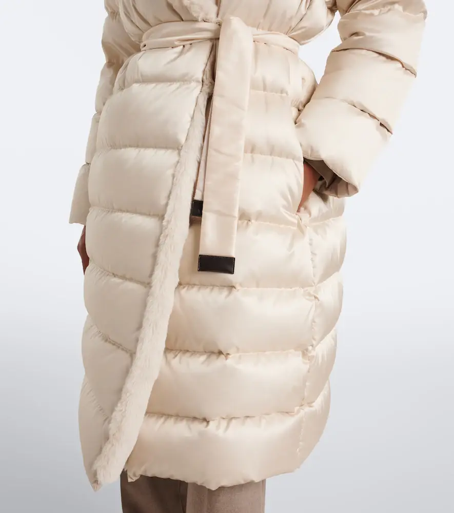 Max Mara Belted hooded puffer coat | Thumbnail 5 Max Mara Belted hooded puffer coat | Thumbnail 5