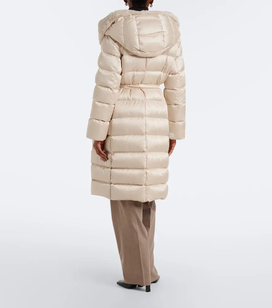 Max Mara Belted hooded puffer coat | Thumbnail 6 Max Mara Belted hooded puffer coat | Thumbnail 6