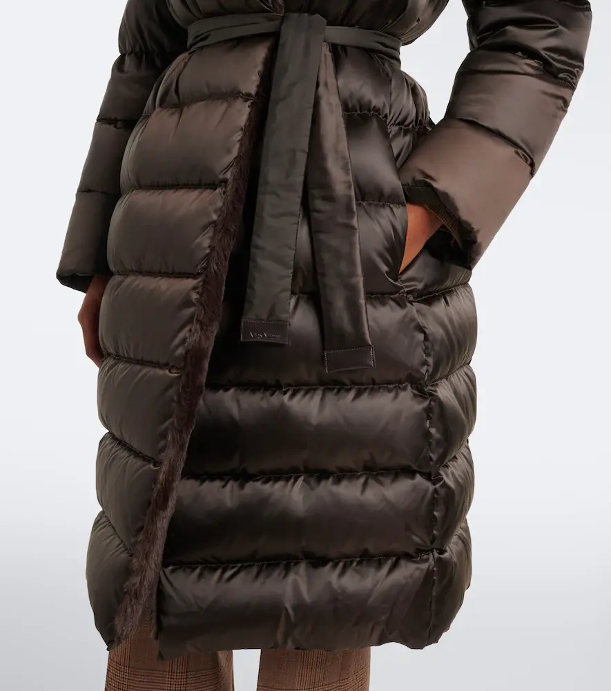 Max Mara Belted hooded puffer coat | Thumbnail 2 Max Mara Belted hooded puffer coat | Thumbnail 2