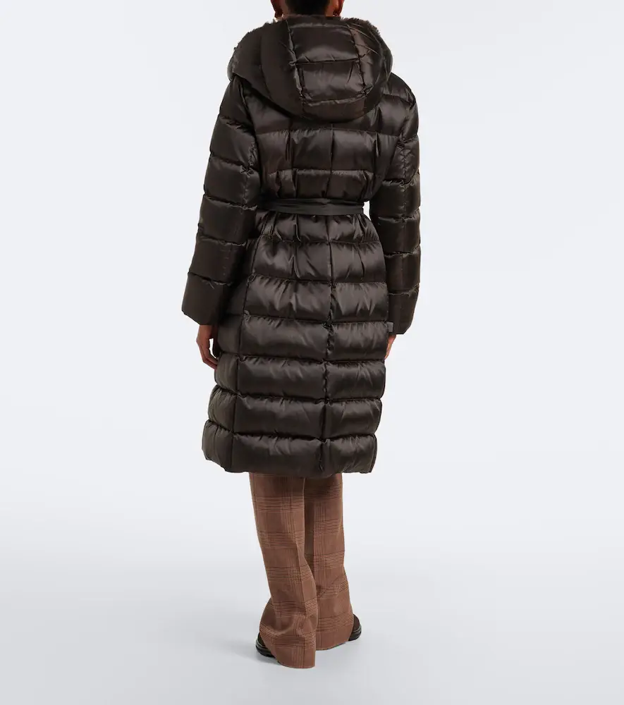 Max Mara Belted hooded puffer coat | Thumbnail 3 Max Mara Belted hooded puffer coat | Thumbnail 3