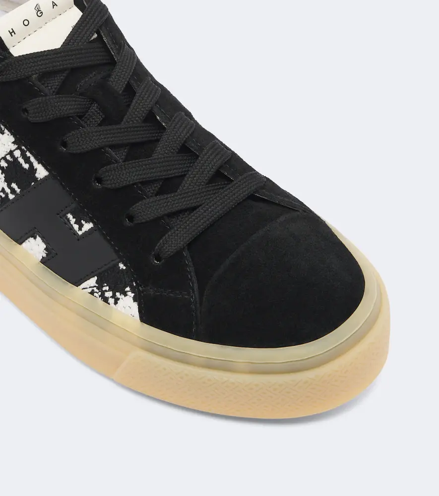 Hogan Crosswind suede-trimmed sneakers | Thumbnail 4 Hogan Crosswind suede-trimmed sneakers | Thumbnail 4