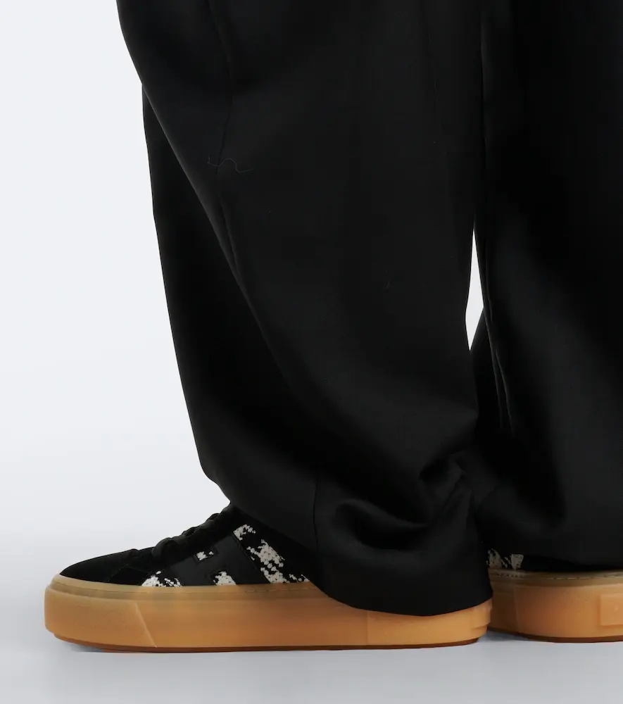 Hogan Crosswind suede-trimmed sneakers | Thumbnail 6 Hogan Crosswind suede-trimmed sneakers | Thumbnail 6