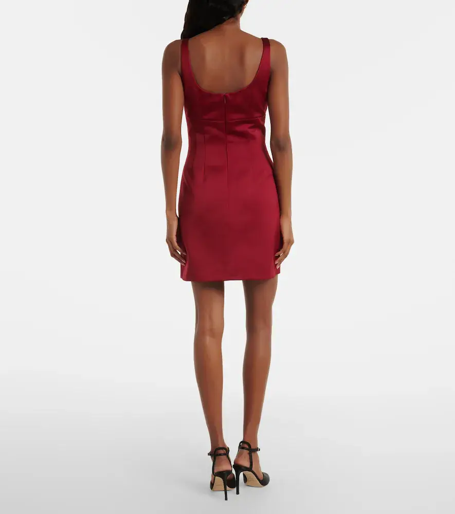 Emilia Wickstead Einna satin minidress | Thumbnail 5