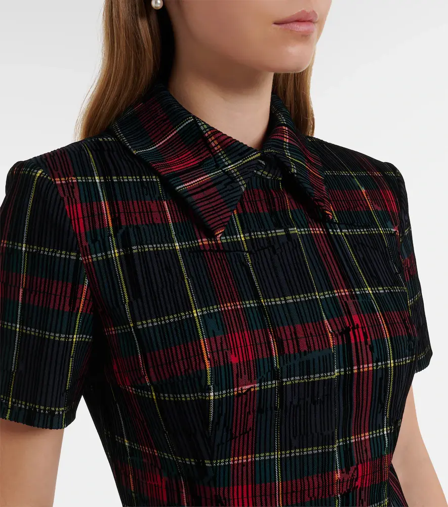 Emilia Wickstead Jody checked midi dress | Thumbnail 5 Emilia Wickstead Jody checked midi dress | Thumbnail 5