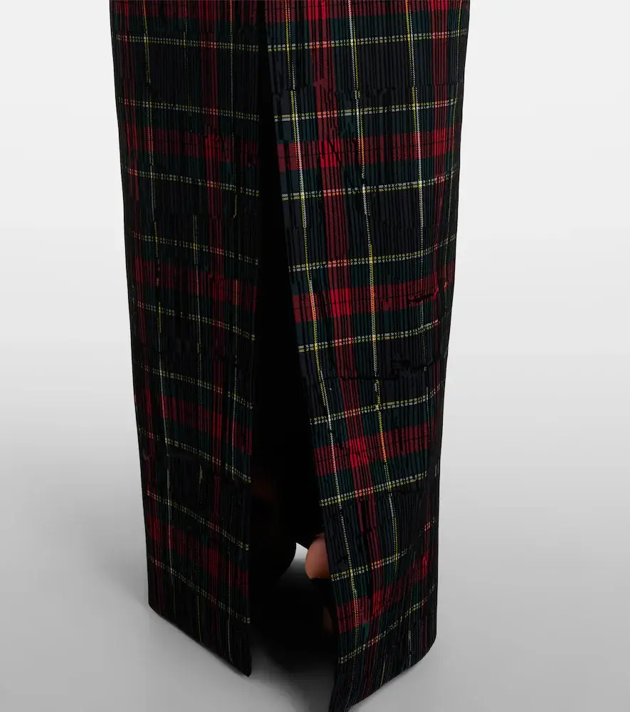Emilia Wickstead Micheline checked maxi dress | Thumbnail 4 Emilia Wickstead Micheline checked maxi dress | Thumbnail 4