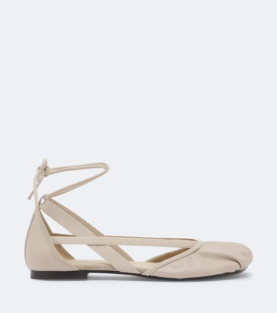 Lemaire Pedille leather ballet flats | Thumbnail 3
