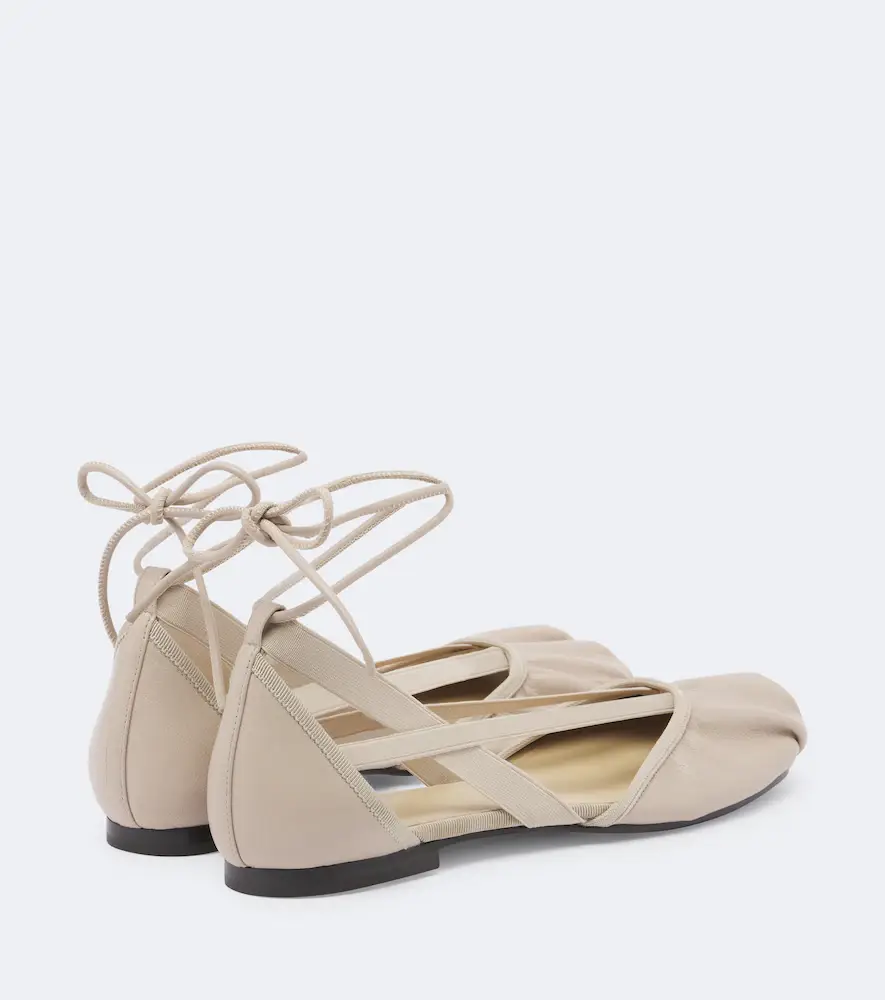 Lemaire Pedille leather ballet flats | Thumbnail 4