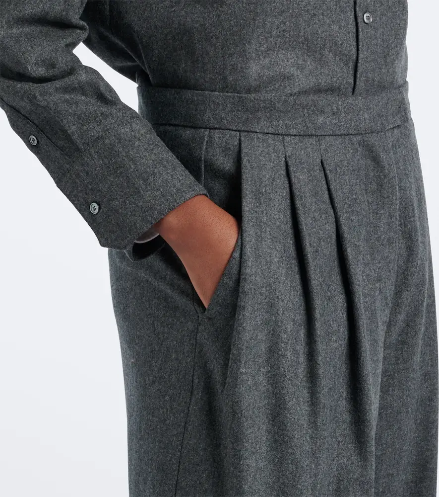 'S Max Mara 'S Max Mara Pleated wool wide-leg pants | Thumbnail 3 'S Max Mara 'S Max Mara Pleated wool wide-leg pants | Thumbnail 3