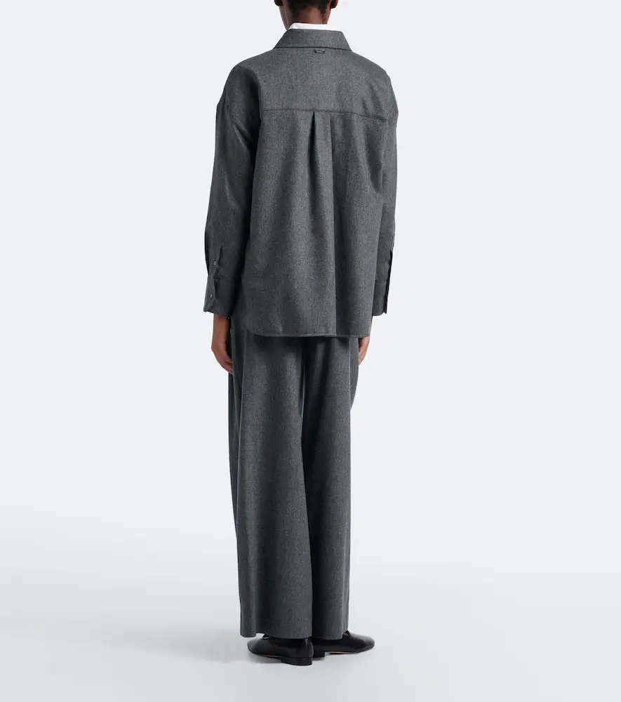 'S Max Mara 'S Max Mara Pleated wool wide-leg pants | Thumbnail 5 'S Max Mara 'S Max Mara Pleated wool wide-leg pants | Thumbnail 5