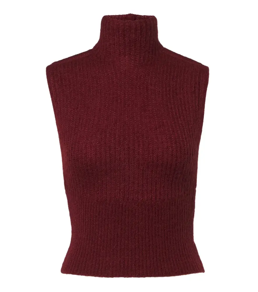 Mohair and wool-blend turtleneck sweater Mohair and wool-blend turtleneck sweater