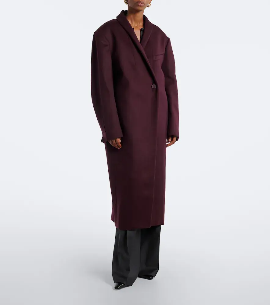 The Frankie Shop Brea single-breasted wool-blend coat | Thumbnail 5 The Frankie Shop Brea single-breasted wool-blend coat | Thumbnail 5