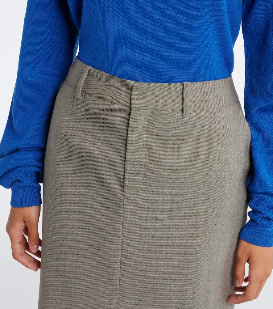 The Frankie Shop Maybelle wool pencil skirt | Thumbnail 3