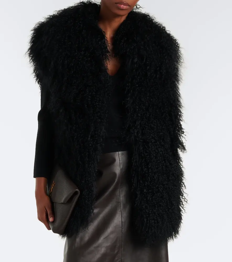 Yves Salomon Shearling vest | Thumbnail 2 Yves Salomon Shearling vest | Thumbnail 2