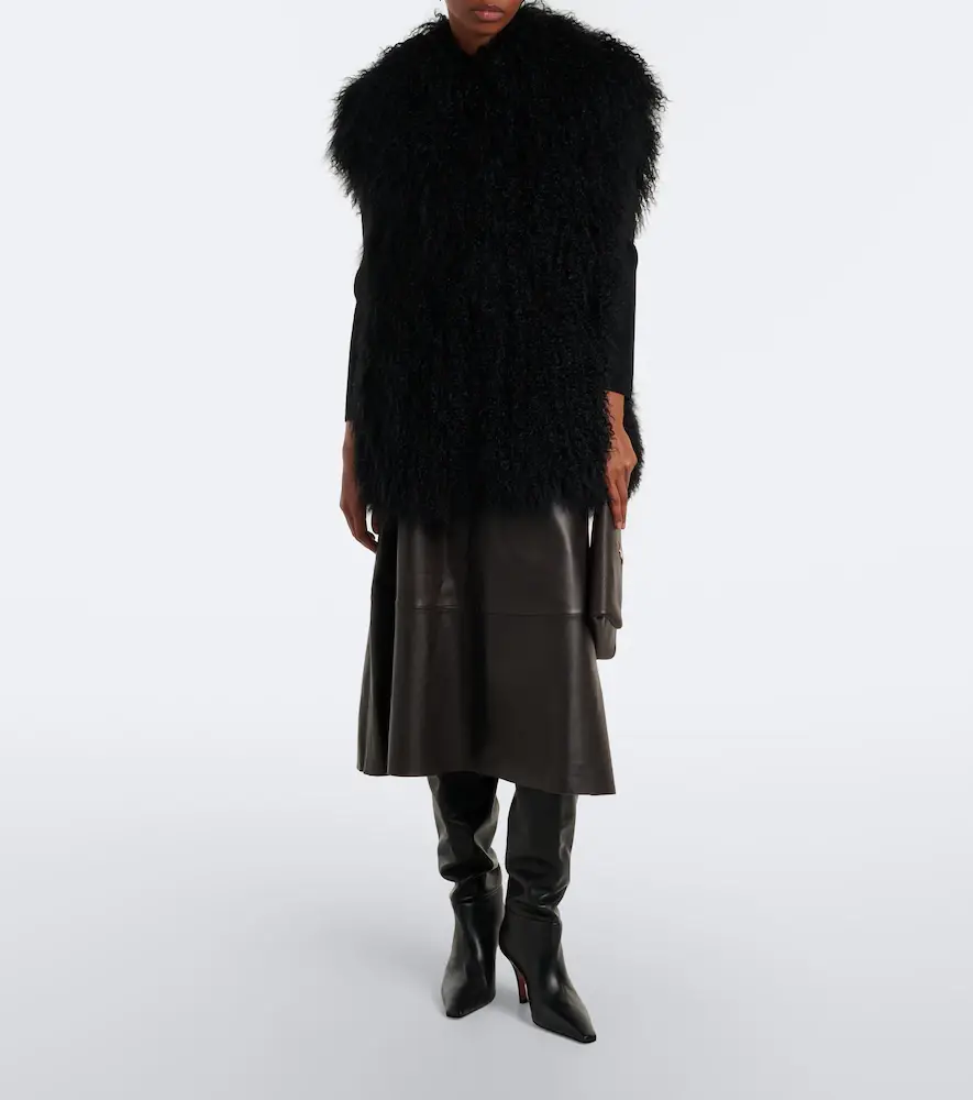 Yves Salomon Shearling vest | Thumbnail 3 Yves Salomon Shearling vest | Thumbnail 3