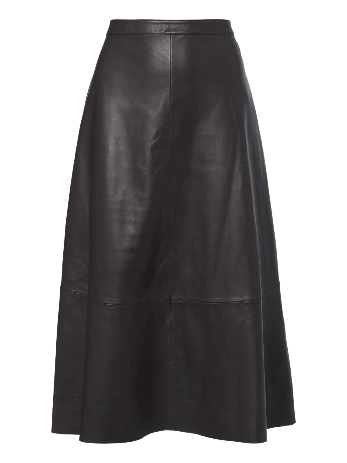 Leather midi skirt Leather midi skirt