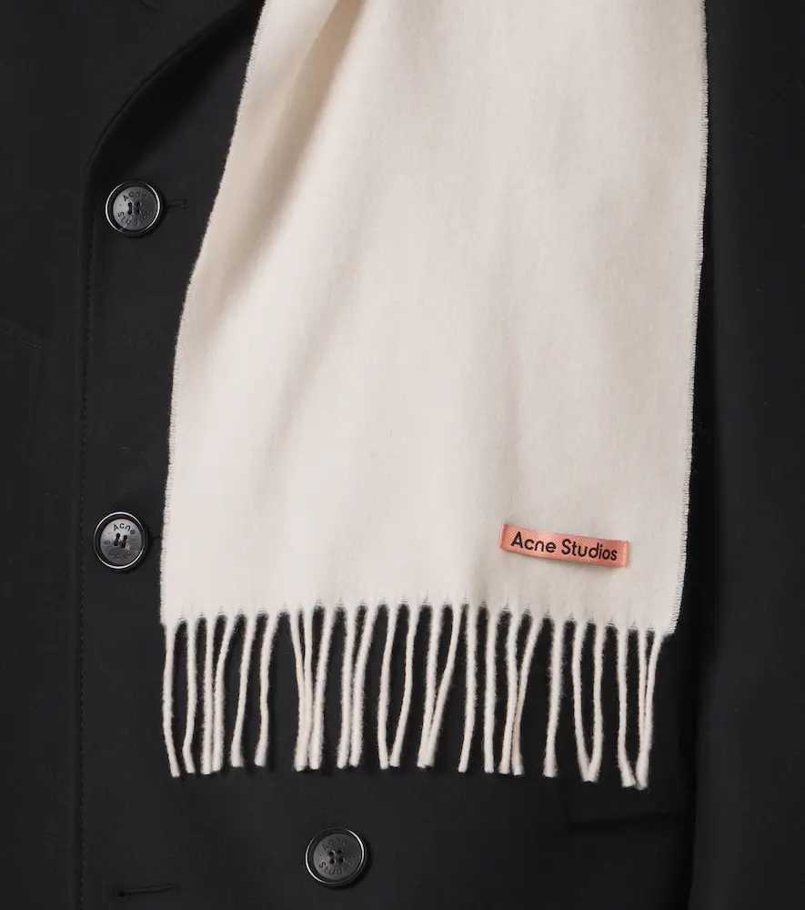 Acne Studios Fringed wool scarf | Thumbnail 2 Acne Studios Fringed wool scarf | Thumbnail 2