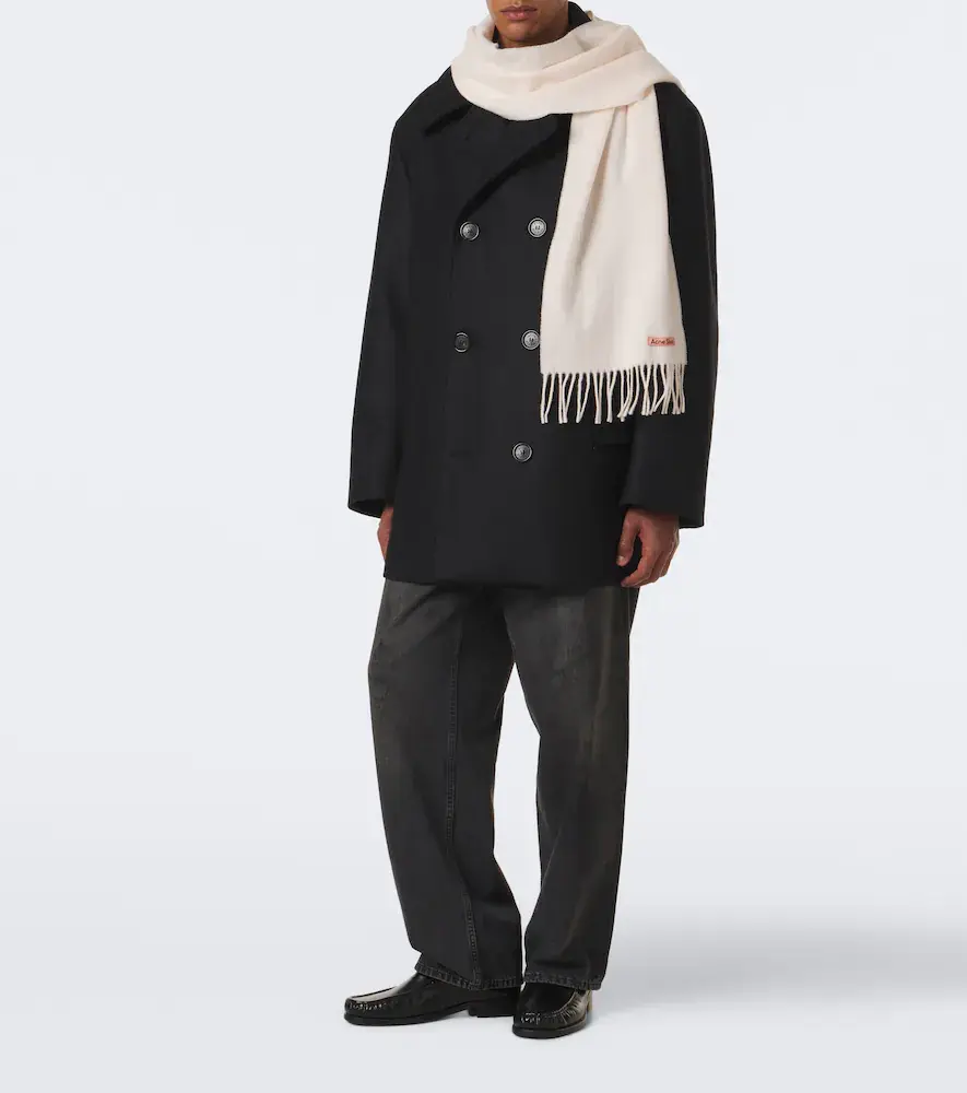 Acne Studios Fringed wool scarf | Thumbnail 3 Acne Studios Fringed wool scarf | Thumbnail 3