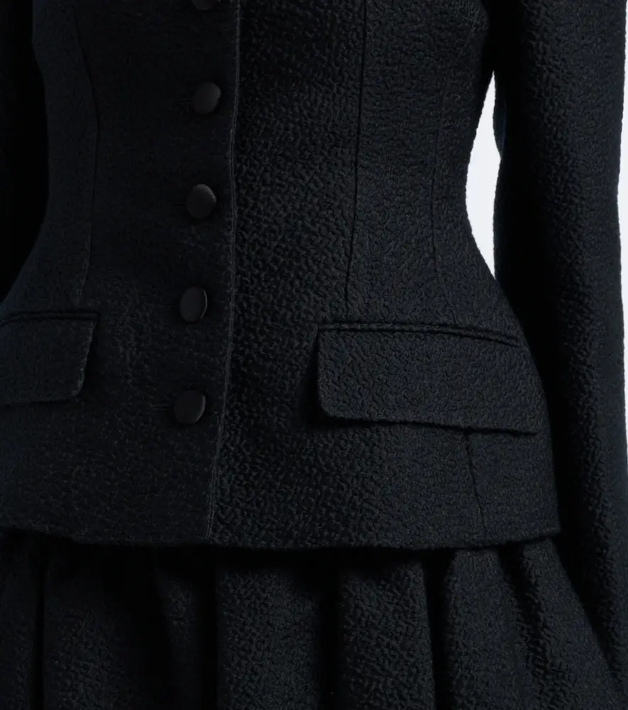 Dolce & Gabbana Single-breasted wool and silk-blend blazer | Thumbnail 3 Dolce & Gabbana Single-breasted wool and silk-blend blazer | Thumbnail 3