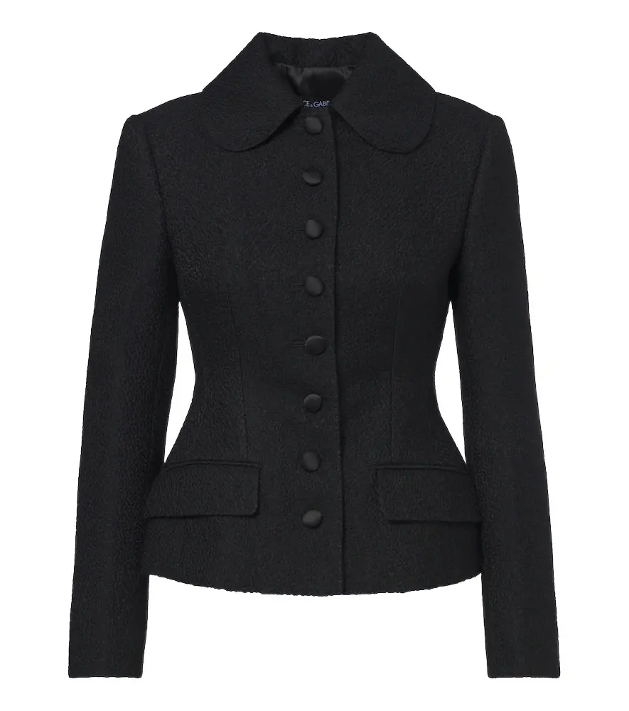 Dolce & Gabbana Single-breasted wool and silk-blend blazer