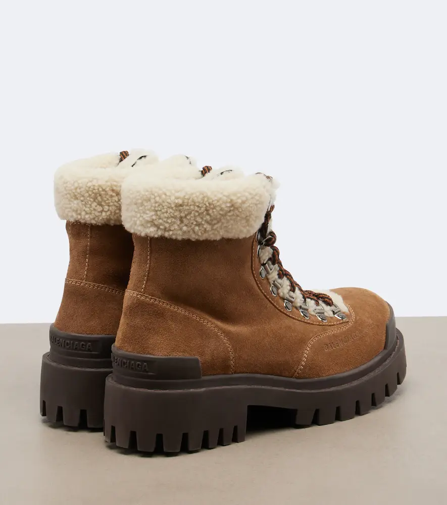 Balenciaga Combat Strike suede lace-up boots | Thumbnail 2 Balenciaga Combat Strike suede lace-up boots | Thumbnail 2