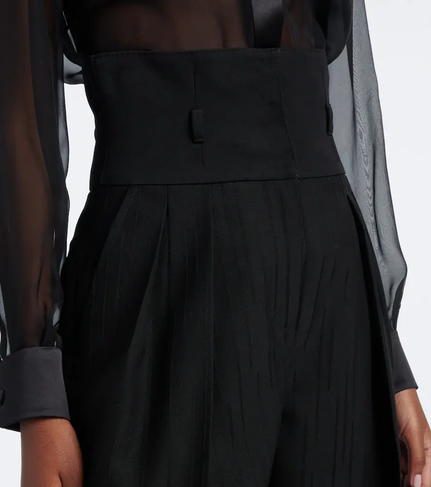 Dolce & Gabbana Pinstripe virgin wool wide-leg pants | Thumbnail 2 Dolce & Gabbana Pinstripe virgin wool wide-leg pants | Thumbnail 2
