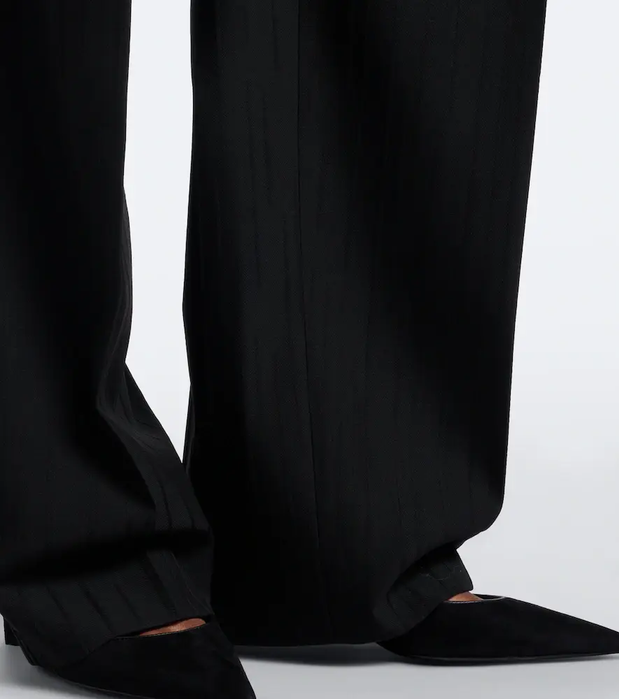 Dolce & Gabbana Pinstripe virgin wool wide-leg pants | Thumbnail 4 Dolce & Gabbana Pinstripe virgin wool wide-leg pants | Thumbnail 4