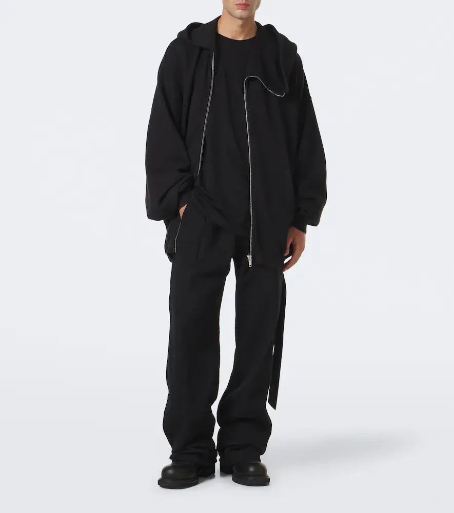 Rick Owens DRKSHDW Mountain cotton zip-up hoodie | Thumbnail 3 Rick Owens DRKSHDW Mountain cotton zip-up hoodie | Thumbnail 3
