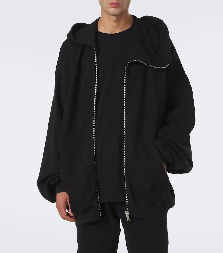 Rick Owens DRKSHDW Mountain cotton zip-up hoodie | Thumbnail 5 Rick Owens DRKSHDW Mountain cotton zip-up hoodie | Thumbnail 5