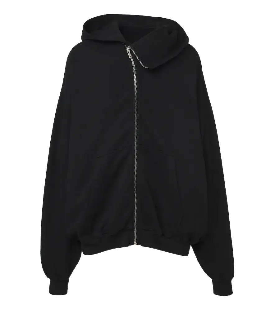 Rick Owens DRKSHDW Mountain cotton zip-up hoodie