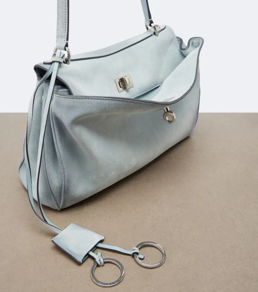 Balenciaga Rodeo Medium suede shoulder bag | Thumbnail 4 Balenciaga Rodeo Medium suede shoulder bag | Thumbnail 4