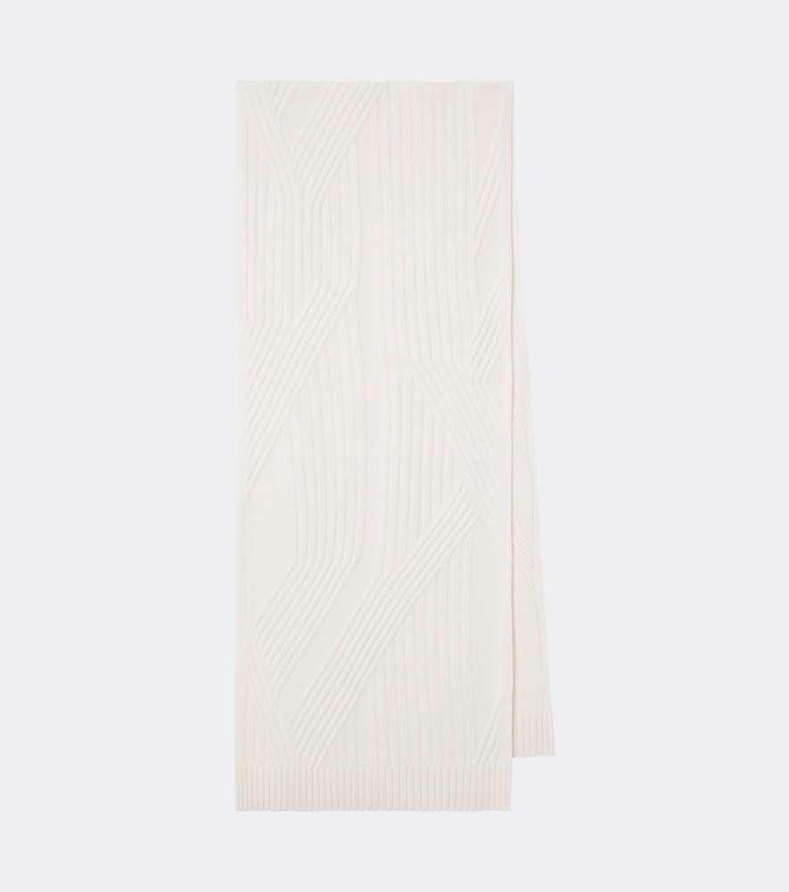 Joseph Coral wool scarf