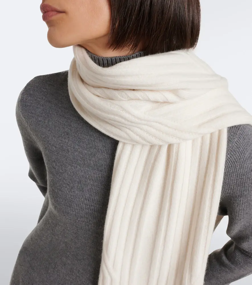 Joseph Coral wool scarf | Thumbnail 4