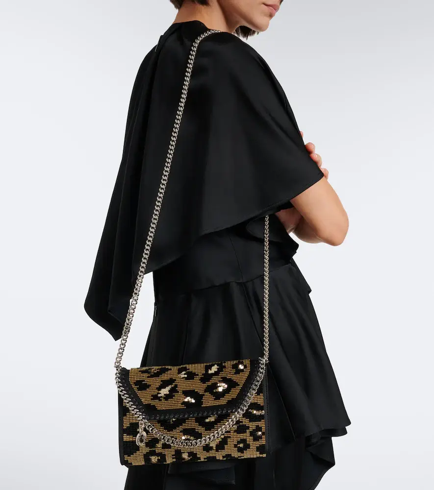 Stella McCartney Falabella Mini beaded crossbody bag | Thumbnail 6 Stella McCartney Falabella Mini beaded crossbody bag | Thumbnail 6