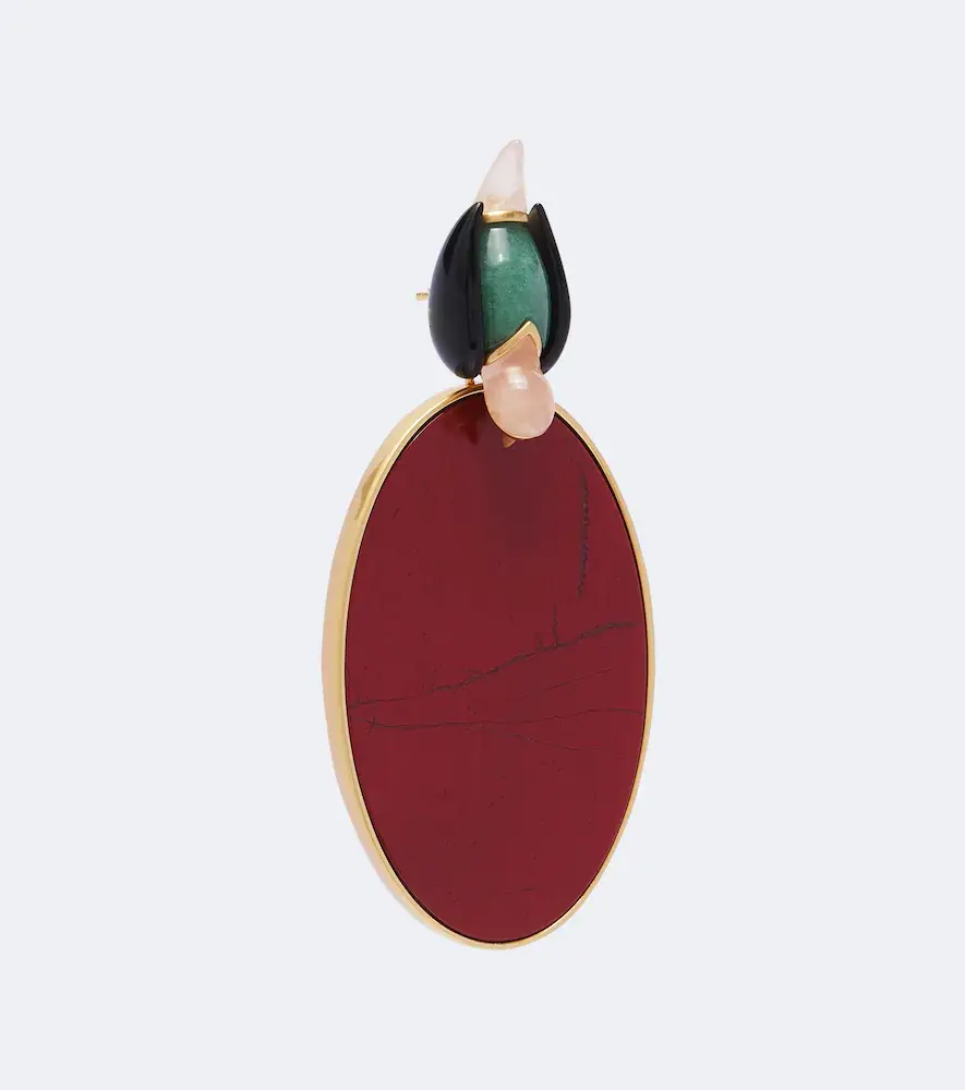 Zimmermann 16kt gold-plated embellished drop earrings | Thumbnail 4 Zimmermann 16kt gold-plated embellished drop earrings | Thumbnail 4