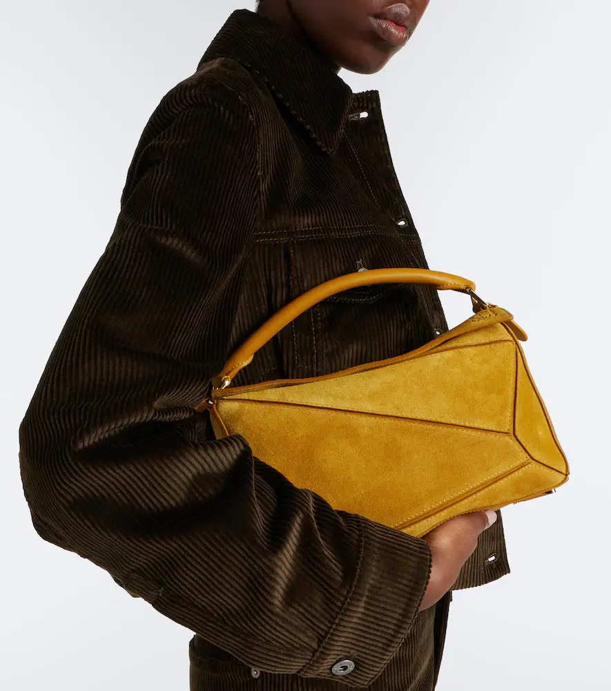 Loewe Featherlight Puzzle Small suede top-handle bag | Thumbnail 7 Loewe Featherlight Puzzle Small suede top-handle bag | Thumbnail 7