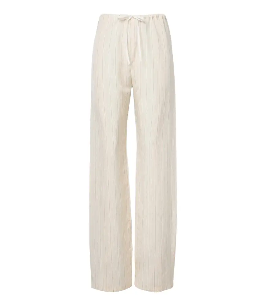 Dries Van Noten Striped wide-leg pants