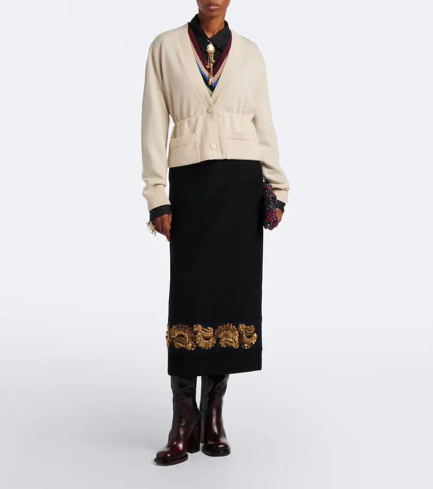 Dries Van Noten Wool cardigan | Thumbnail 4 Dries Van Noten Wool cardigan | Thumbnail 4