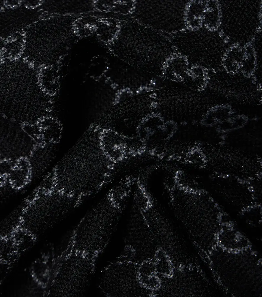 Gucci GG jacquard wool-blend scarf | Thumbnail 3 Gucci GG jacquard wool-blend scarf | Thumbnail 3