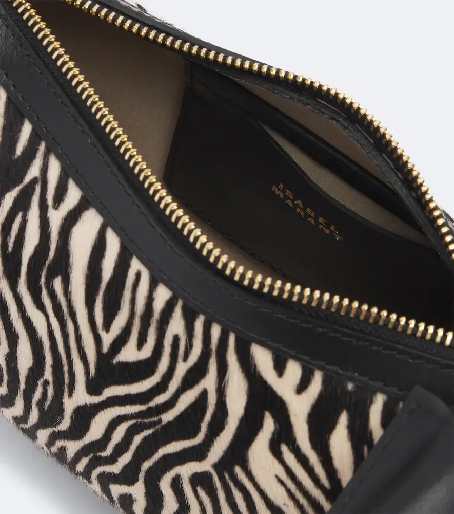 Isabel Marant Oskan Moon printed calf hair shoulder bag | Thumbnail 2