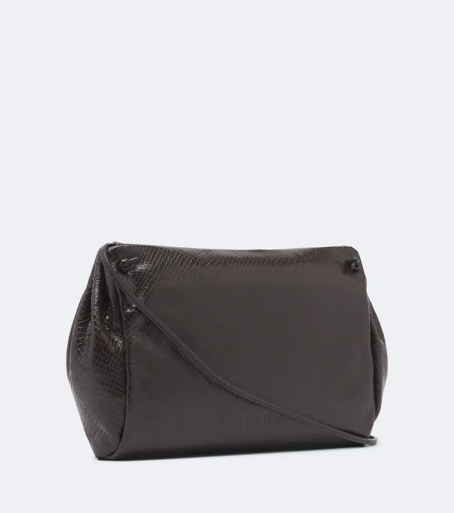 Staud Cy snake-effect leather clutch | Thumbnail 3 Staud Cy snake-effect leather clutch | Thumbnail 3