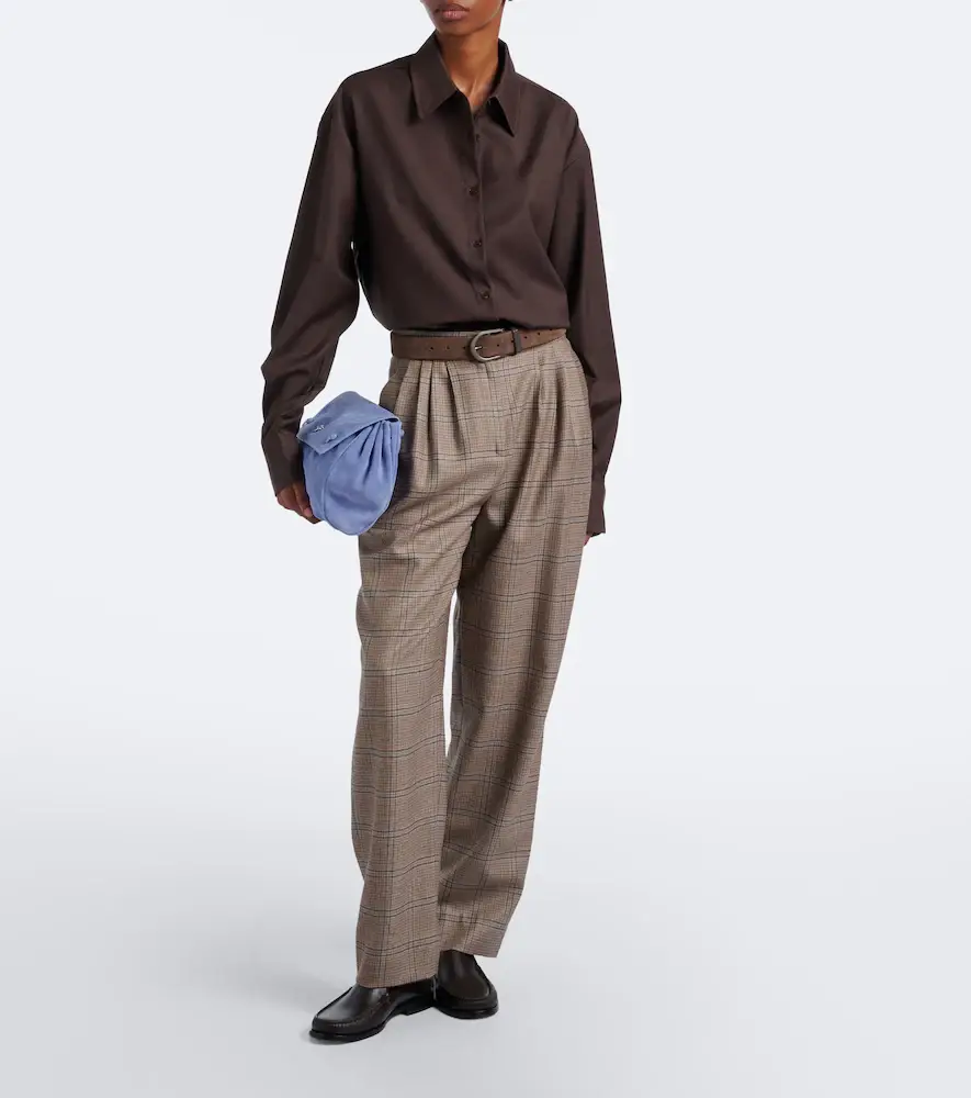 Staud CY Medium suede clutch | Thumbnail 6 Staud CY Medium suede clutch | Thumbnail 6