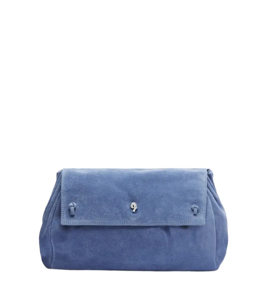CY Medium suede clutch CY Medium suede clutch