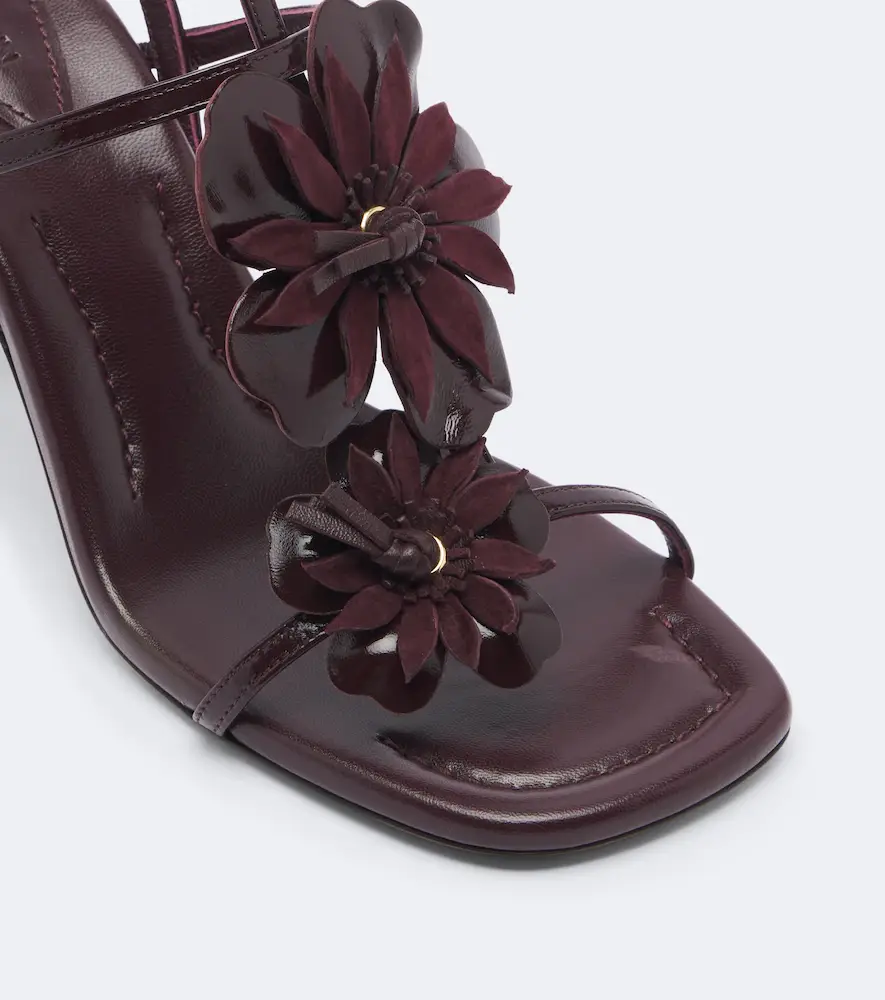 Zimmermann Belara floral-appliqué leather sandals | Thumbnail 2 Zimmermann Belara floral-appliqué leather sandals | Thumbnail 2