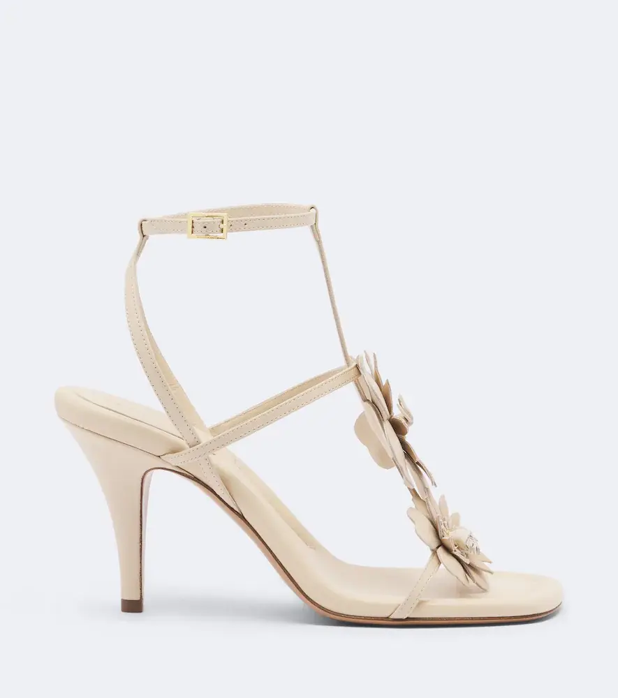 Zimmermann Belara floral-appliqué leather sandals | Thumbnail 3 Zimmermann Belara floral-appliqué leather sandals | Thumbnail 3