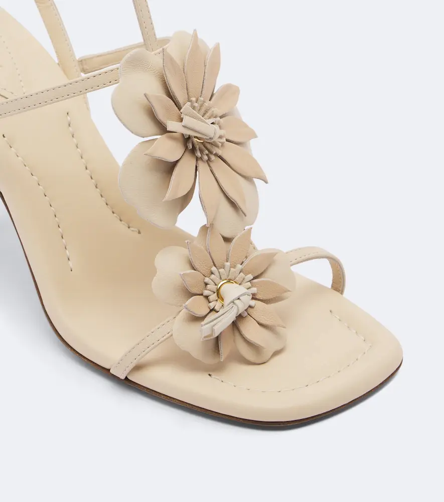 Zimmermann Belara floral-appliqué leather sandals | Thumbnail 4 Zimmermann Belara floral-appliqué leather sandals | Thumbnail 4